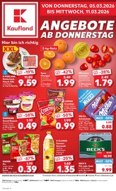 Aktueller Kaufland Supermarkt Prospekt in Sulzfeld und Umgebung, "Aktuelle Angebote" mit 60 Seiten, 05.03.2026 - 11.03.2026