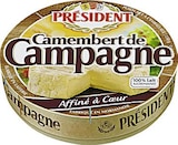 Camembert de Campagne 20% MG - PRÉSIDENT dans le catalogue Casino Supermarchés