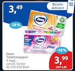 Toilettenpapier von Zewa für 3,99 € bei budni im Angebot Toilettenpapier von Zewa im aktuellen budni Prospekt