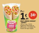 Wrap jambon cheddar à E.Leclerc dans La Croix-Helléan