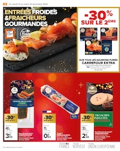 Promo Saumon dans le catalogue Carrefour du moment à la page 12