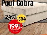 Pouf Cobra en promo chez Maxi Bazar Rueil-Malmaison à 199,99 €