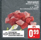 Gulasch gemischt Schwein und Rind bei EDEKA im Bitterfeld Prospekt für 0,99 €