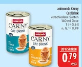 Aktuelle Katzenfutter Angebote bei Marktkauf in Erlangen Aktuelles Cat Drink Angebot bei Marktkauf in Erlangen ab 0,79 €