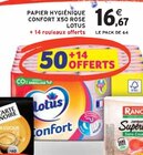 Intermarché Senlis - Promo Papier hygiénique confort x50 rose Promo Papier hygiénique confort x50 rose à 16,67 € dans le catalogue Intermarché à Senlis