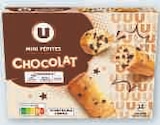 Mini gateaux pepites chocolat - U - U Express à Aubervilliers Mini gateaux pepites chocolat - U en promo chez U Express Aubervilliers à 4,72 €