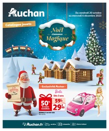 Catalogue Auchan Hypermarché à Castres, avec 16 pages Prospectus Auchan Hypermarché à Castres, "Noël s'annonce Magique", 16 pages, 20/10/2023 - 06/12/2023