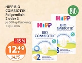 BIO COMBIOTIK Folgemilch 2 von HiPP im aktuellen V-Markt Prospekt für 12,49 €