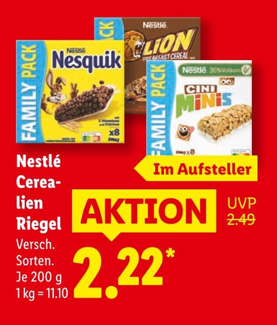 Lion Cerealien Riegel