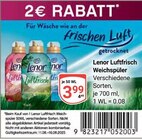 Luftfrisch Weichspüler Angebote von Lenor bei GLOBUS Hof für 3,99 €