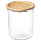 Aktuelles + Dose mit Deckel Glas/Bambus 1.7 l Angebot bei IKEA in Stuttgart ab 7,99 €