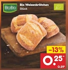 Bio Weizenbrötchen Angebote von BioBio bei Netto Marken-Discount Lehrte für 0,25 €