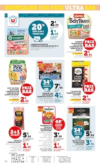 Promotion Jambon Cru dans le prospectus Hyper U, valable du 06/01/2026 au 18/01/2026 Promo Jambon Cru dans le catalogue Hyper U du moment à la page 32