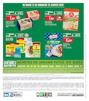Promotion Fromage râpé dans le prospectus Supermarchés Match, valable du 13/01/2026 au 25/01/2026 Promo Fromage râpé dans le catalogue Supermarchés Match du moment à la page 20