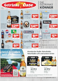 Krombacher im aktuellen Getränke Oase Prospekt (Lippstadt) Krombacher im Getränke Oase Prospekt "Aktuelle Angebote" mit 1 Seiten (Lippstadt)