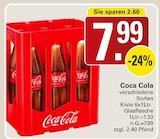 Aktuelle Coca Cola Angebote bei WEZ in Löhne Aktuelles Coca Cola Angebot bei WEZ in Löhne ab 7,99 €
