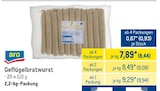 Geflügelbratwurst von aro im aktuellen METRO Prospekt für 8,44 €