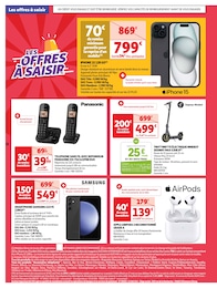 Offre Téléphone Sans Fil dans le catalogue Auchan Hypermarché du moment à la page 18