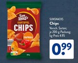 Aktuelles Kartoffel Chips Paprika Angebot bei ALDI SÜD in Krefeld ab 0,99 €