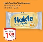 Feuchtes Toilettenpapier Angebote von Hakle bei GLOBUS Leipzig für 1,00 €