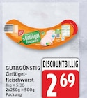 Geflügelfleischwurst von Gut&Günstig für 2,69 € bei EDEKA im Angebot Geflügelfleischwurst von Gut&Günstig im aktuellen EDEKA Prospekt