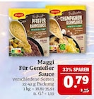 Pfeffer Rahmsauce oder Champignon Rahmsauce Angebote von Maggi bei Marktkauf Coburg für 0,79 €