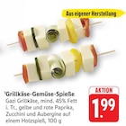 EDEKA - Grillkäse-Gemüse-Spieße Angebot im Prospekt Grillkäse-Gemüse-Spieße bei EDEKA im Prospekt "" für 1,99 €