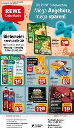 Cola im REWE Prospekt in Fröndenberg Aktueller REWE Prospekt mit Cola, "Dein Markt", Seite 1
