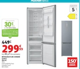 Réfrigérateur combiné Q.6541 - QILIVE - Auchan Hypermarché à Marseille Réfrigérateur combiné Q.6541 - QILIVE en promo chez Auchan Hypermarché Marseille à 299,99 €
