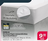 Hochwertiges wasserdichtes Spannbettlaken von HJEMJA für 9,99 € bei Netto mit dem Scottie im Angebot Hochwertiges wasserdichtes Spannbettlaken von HJEMJA im aktuellen Netto mit dem Scottie Prospekt