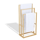 Porte serviette à poser 3 barres bambou 42x24xH82cm en promo chez Gifi Perpignan à 9,95 €