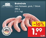 Bratwürste von Gut Ponholz im aktuellen Netto Marken-Discount Prospekt