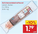 Schinkenzwiebelmettwurst im Angebot bei Netto Marken-Discount in Düren Schinkenzwiebelmettwurst Angebote bei Netto Marken-Discount Düren für 1,79 €