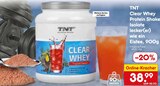 Clear Whey Protein Shake Isolate lecker(er) wie ein Eistee, 900g Angebote von TNT bei Netto Marken-Discount Essen für 38,99 €