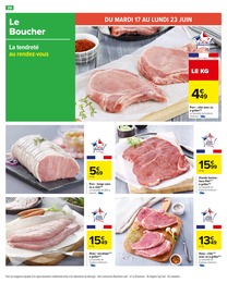 Prix et réduction Rôti De Porc dans le prospectus Carrefour en cours Offre Rôti De Porc dans le catalogue Carrefour du moment à la page 28