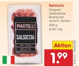 Salsiccia im Netto Marken-Discount Prospekt Salsiccia von Martelli im aktuellen Netto Marken-Discount Prospekt für 1,99 €