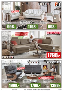 Sofa im aktuellen Möbel Mahler Siebenlehn Prospekt (Chemnitz) Sofa im Möbel Mahler Siebenlehn Prospekt "MÖBEL ZUM SPARPREIS!" mit 16 Seiten (Chemnitz)