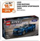 FORD MUSTANG DARK HORSE SPORTWAGEN von LEGO im aktuellen Müller Prospekt für 18,99 €