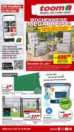 toom Baumarkt Prospekt für Nettetal mit 28 Seiten toom Baumarkt Prospekt für Nettetal: "WOCHENWEISE MEGAPREISE!", 28 Seiten, 21.05.2022 - 27.05.2022