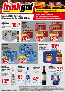 Aktueller Trinkgut Prospekt für Neutraubling und Ungebung, Seiten zum blättern Trinkgut Prospekt Aktuelle Angebote mit Seiten in Neutraubling und Umgebung