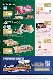 Promotion Glace dans le prospectus Supermarchés Match, valable du 16/12/2025 au 31/12/2025 Promo Glace dans le catalogue Supermarchés Match du moment à la page 30