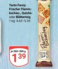 Frischer Flammkuchenteig Angebote von Tante Fanny bei GLOBUS Frankenthal für 1,39 €