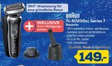 71-N7200cc Series 7 Rasierer im Angebot bei EURONICS in Fulda 71-N7200cc Series 7 Rasierer Angebote von Braun bei EURONICS Fulda für 149,00 €