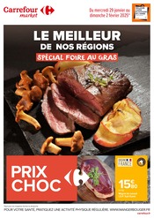 Magret De Canard Angebote im Prospekt "LE MEILLEUR DE NOS RÉGIONS SPÉCIAL FOIRE AU GRAS" von Carrefour Market auf Seite 1