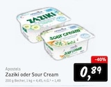 Konsum Bannewitz - Zaziki oder Sour Cream Angebot im Prospekt Zaziki oder Sour Cream bei Konsum im Bannewitz Prospekt für 0,89 €