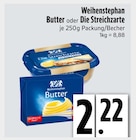 Butter oder Die Streichzarte von Weihenstephan im aktuellen EDEKA Prospekt für 2,22 €