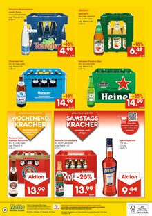 Bier im Netto Marken-Discount Prospekt "DER ORT, AN DEM DU IMMER AUSGEZEICHNETE PREISE FINDEST." mit 2 Seiten (Albstadt)