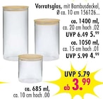 Vorratsglas für 3,99 € bei SB Möbel Boss im Angebot Vorratsglas im aktuellen SB Möbel Boss Prospekt