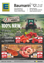 Aktueller EDEKA Supermarkt Prospekt in Nörvenich und Umgebung, "Aktuelle Angebote" mit 24 Seiten, 11.08.2025 - 16.08.2025