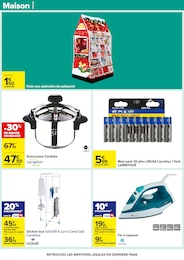 Prix et réduction Pile AA (LR6) dans le prospectus Carrefour en cours Offre Pile AA (LR6) dans le catalogue Carrefour du moment à la page 74